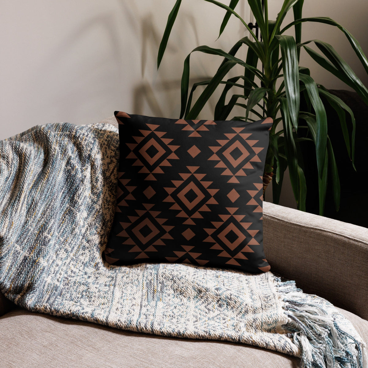 Desert Cowboy Basic Pillow