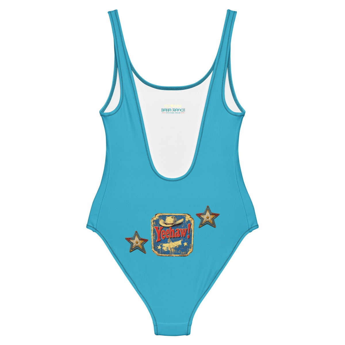 Baha Ranch Yeehaw Vintage Cowgirl One-Piece Swimsuit