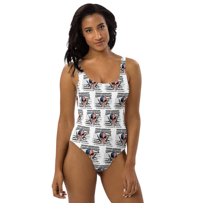 Baha Ranch Yeehaw Come & Take It One-Piece Swimsuit
