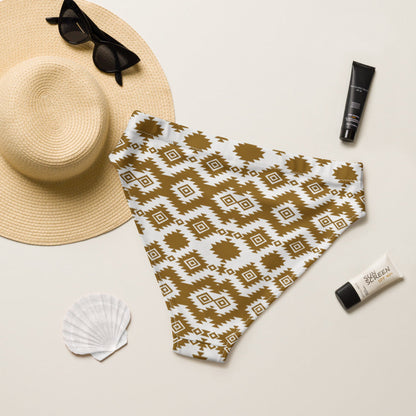 Baha Ranch Yeehaw Brown Aztec Bikini Bottom