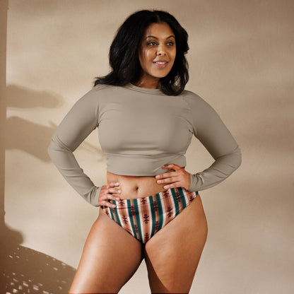Baha Ranch Yeehaw Cocoa Aztec Bikini Bottom