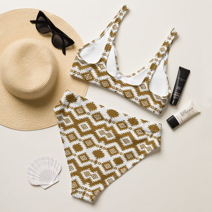 Baha Ranch Yeehaw Brown Aztec Bikini