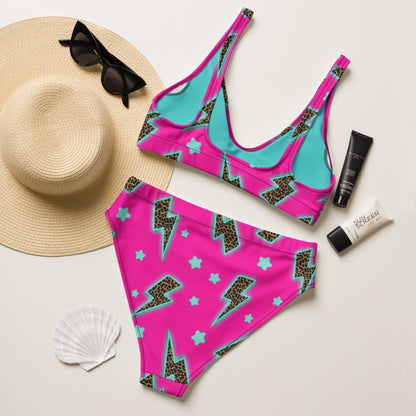 Baha Ranch Yeehaw Leopard Lightning Bikini