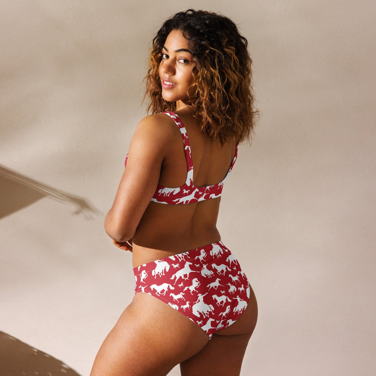 Baha Ranch Yeehaw Red Rodeo Cowboy Bikini