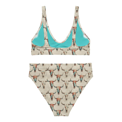 Baha Ranch Yeehaw Bullhead Skulls Bikini