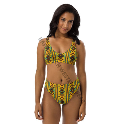 Baha Ranch Yeehaw Mustard Aztec Bikini