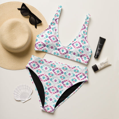 Baha Ranch Yeehaw Pink Turquoise Bikini