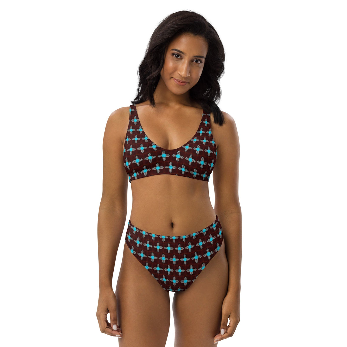 Baha Ranch Yeehaw Turquoise Zia Bikini