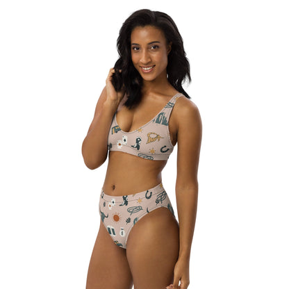 Baha Ranch Yeehaw Western Symbols Bikini