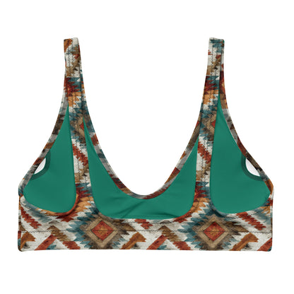 Baha Ranch Yeehaw Southwest Diamond Bikini Top