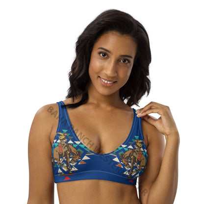 Baha Ranch Yeehaw Aztec Bronc Bikini Top
