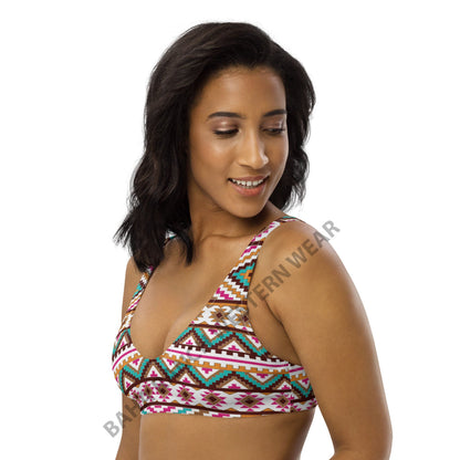 Baha Ranch Yeehaw Multi Aztec Bikini Top