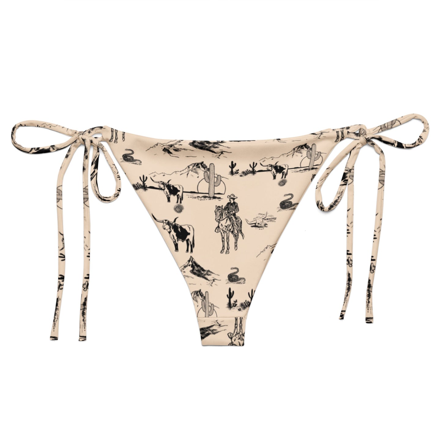 Baha Ranch Yeehaw Cowboy Ranch String Bikini Bottom