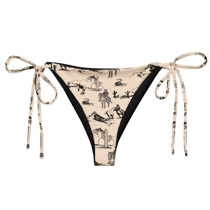 Baha Ranch Yeehaw Cowboy Ranch String Bikini Bottom