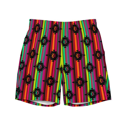 Baha Ranch Yeehaw Aztec Serape Swim Trunks