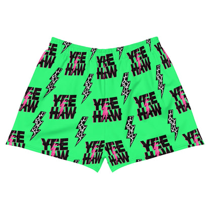 Baha Ranch Neon Yeehaw Women’s Athletic Shorts
