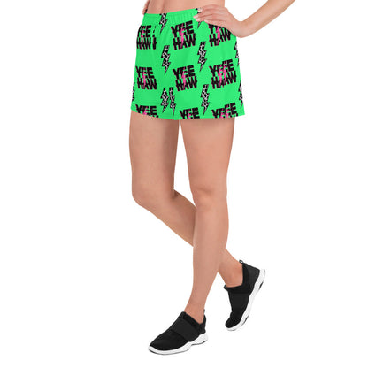 Baha Ranch Neon Yeehaw Women’s Athletic Shorts