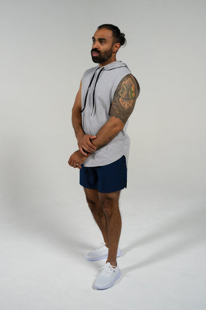 Determined Hooded Sleeveless