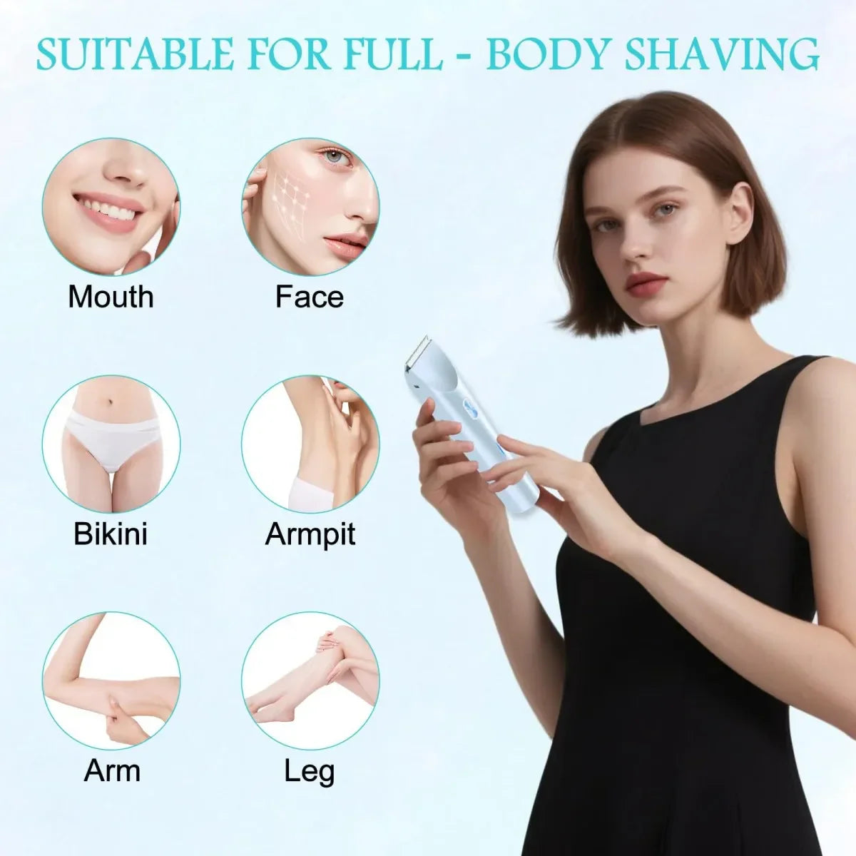 2-in-1 Women’s Electric Shaver