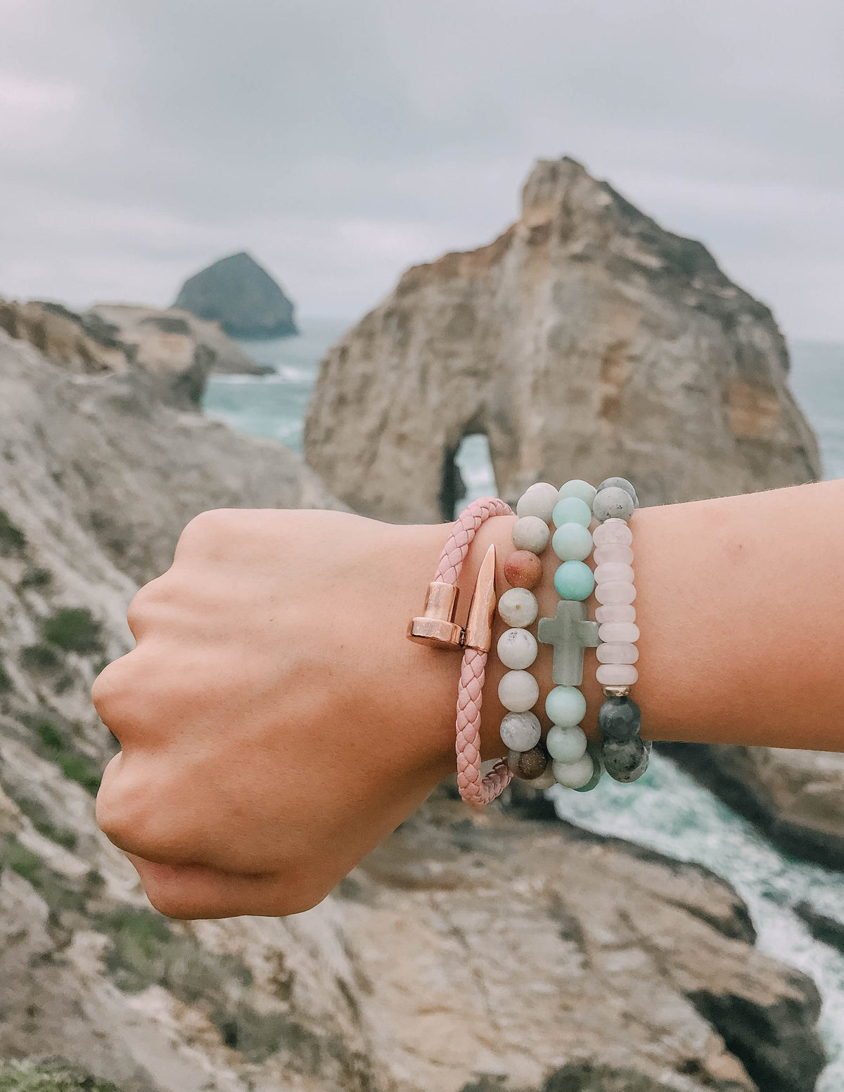 Elevated Faith Amazonite Cross