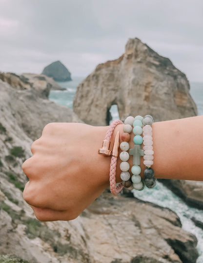 Elevated Faith Amazonite Cross