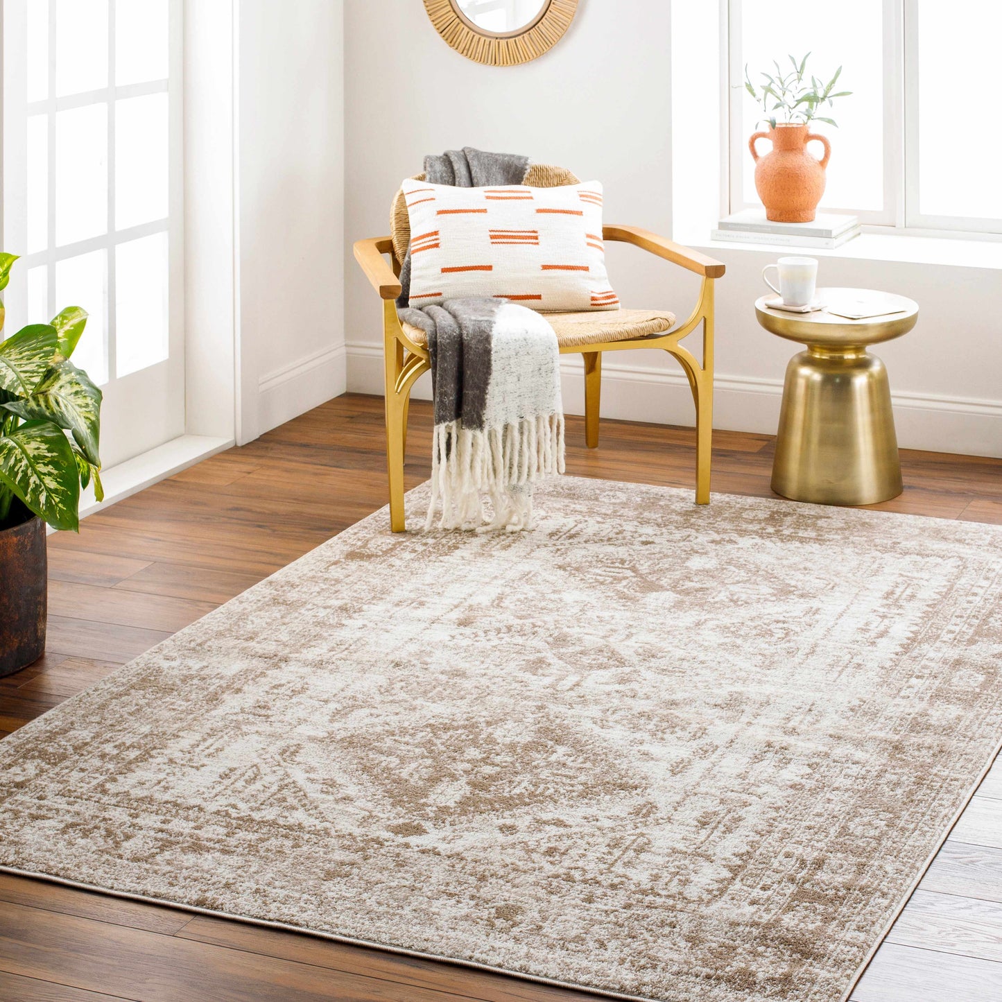 Ameya Brown Turkish Style Rug - Clearance
