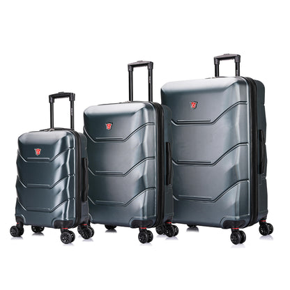 DUKAP Unisex Zonix Lightweight Hardside Spinner Luggage