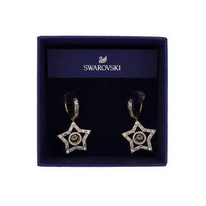 Swarovski Rose Gold Star Earrings 5617769