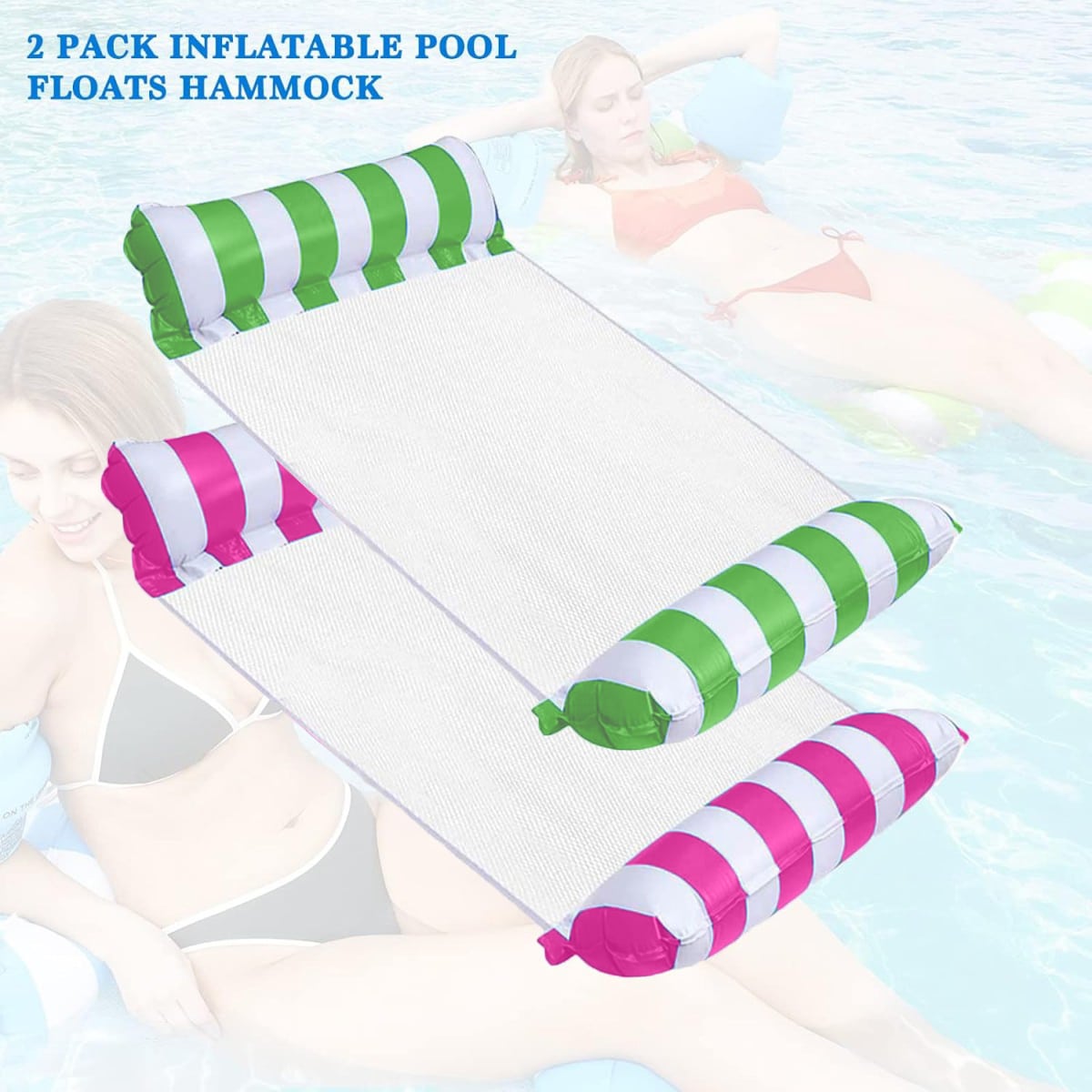 2-Pack Foldable Pool Float