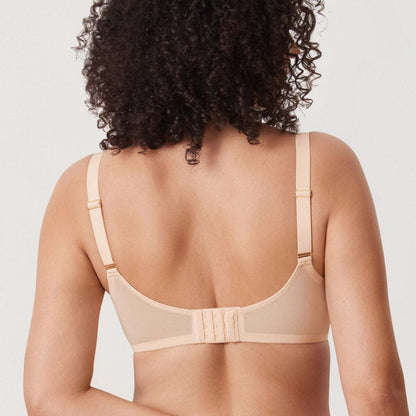 Cosnufy Sheer Mesh Plunge Underwire Full Coverage Bra