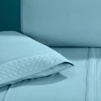 Elegant Comfort Quilted 4-Piece Sheet Set, Premium Hotel Quality