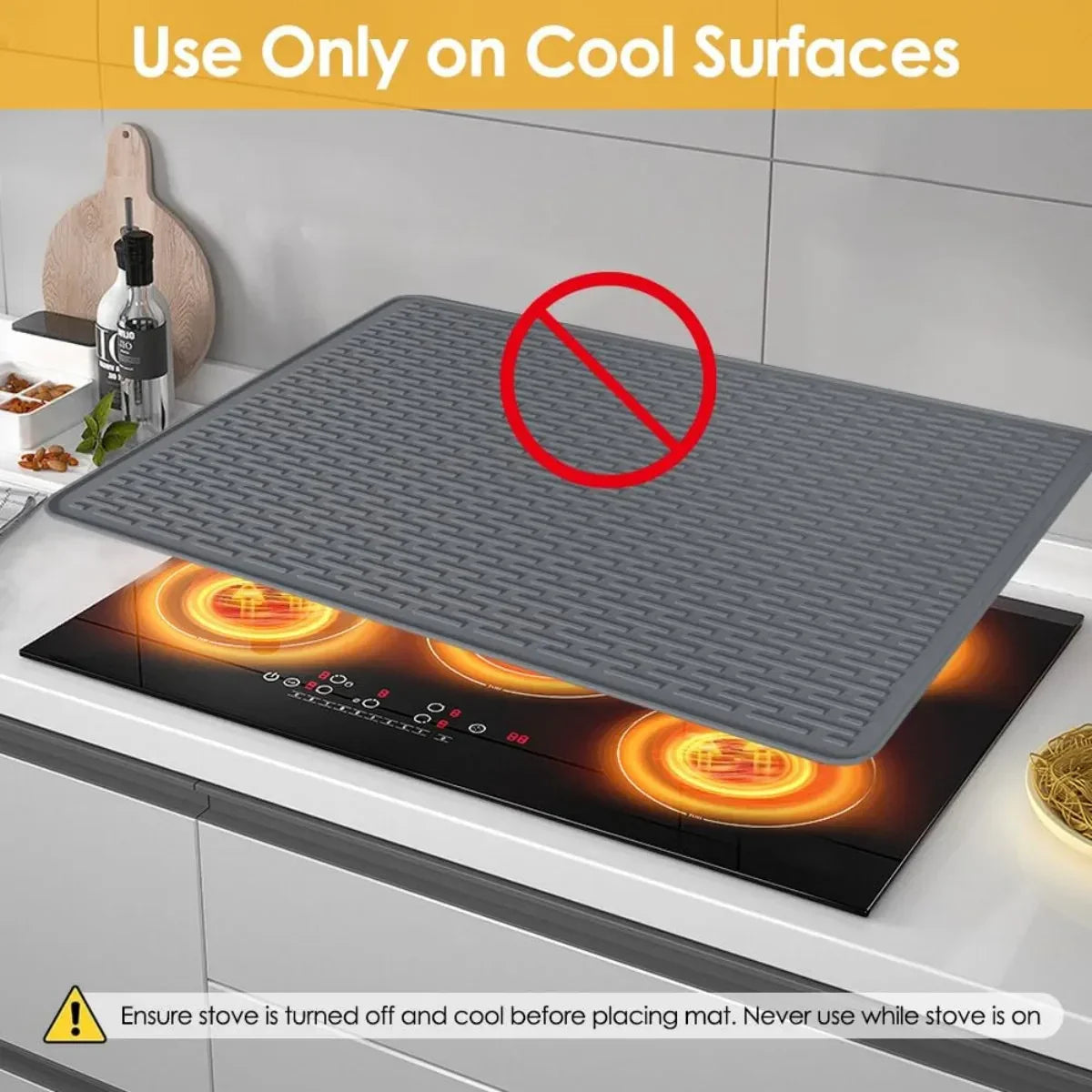 Anti-Scratch Reusable Stove Cover Pad