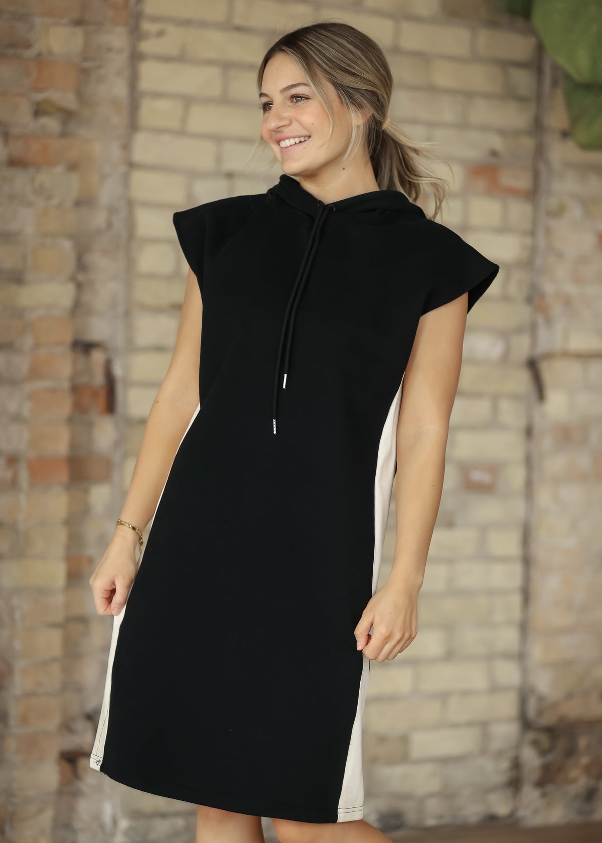 Asher Hooded Sweatshirt Dress