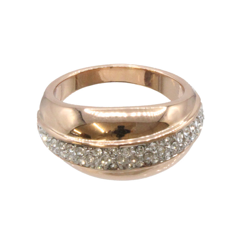 Buckley London Rose Gold Plated Ring R456L (L)