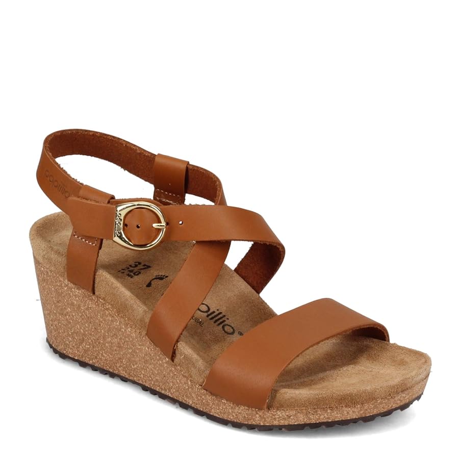 Birkenstock Women's Sibyl Papillio Leather Ginger Brown Sandals