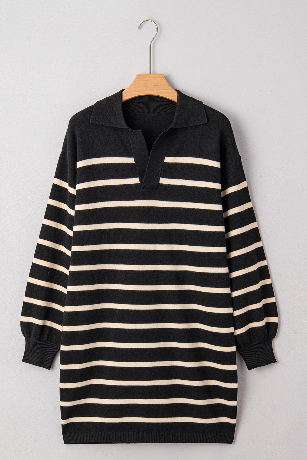 Threaded Pear Harper Collar Puff Sleeve Sweater