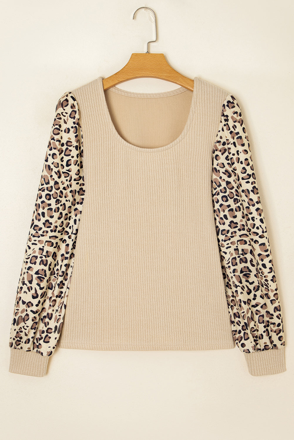 Threaded Pear Quezia Ribbed Knit U Top