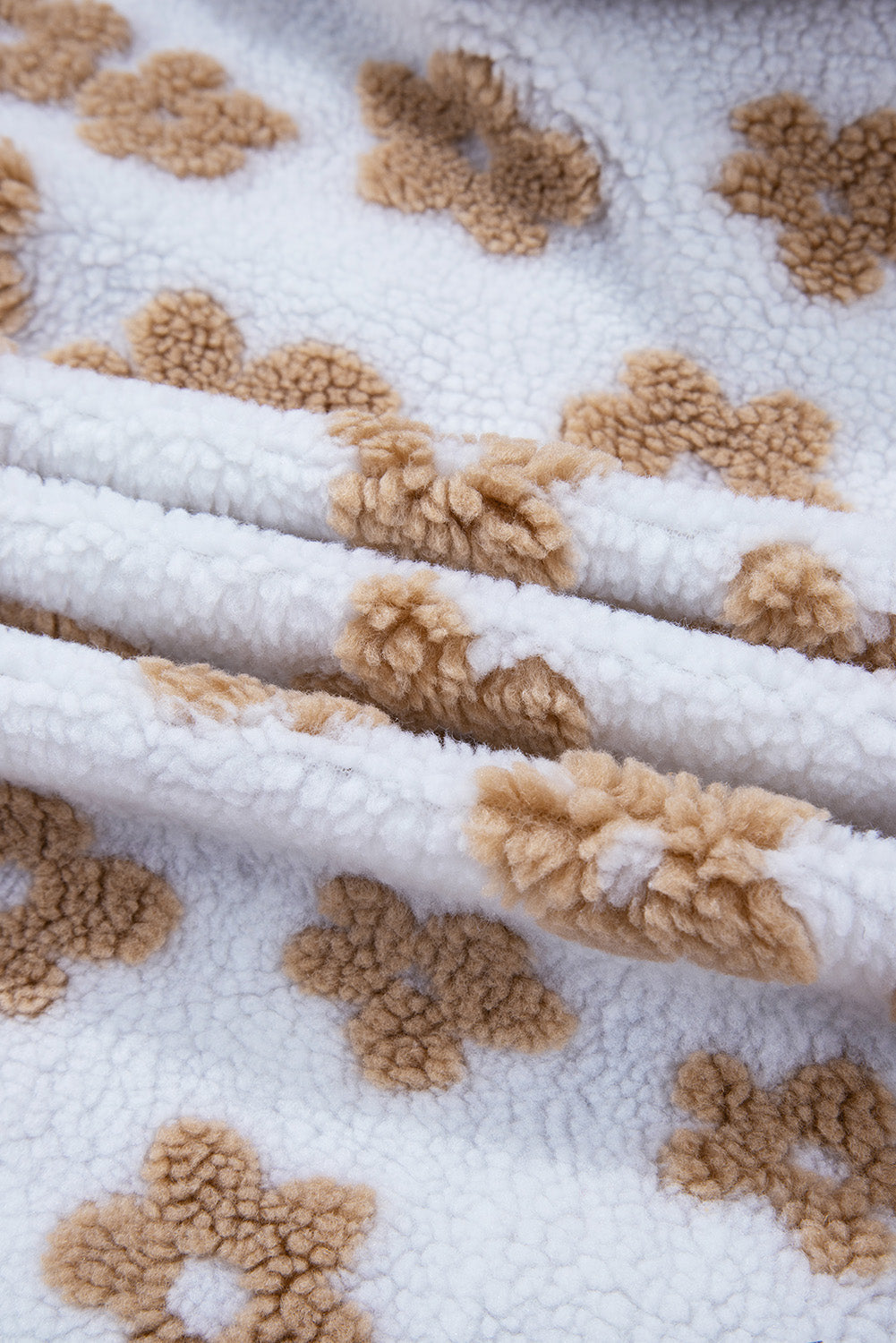 Threaded Pear Elisa Pattern Up Fleece Jacket