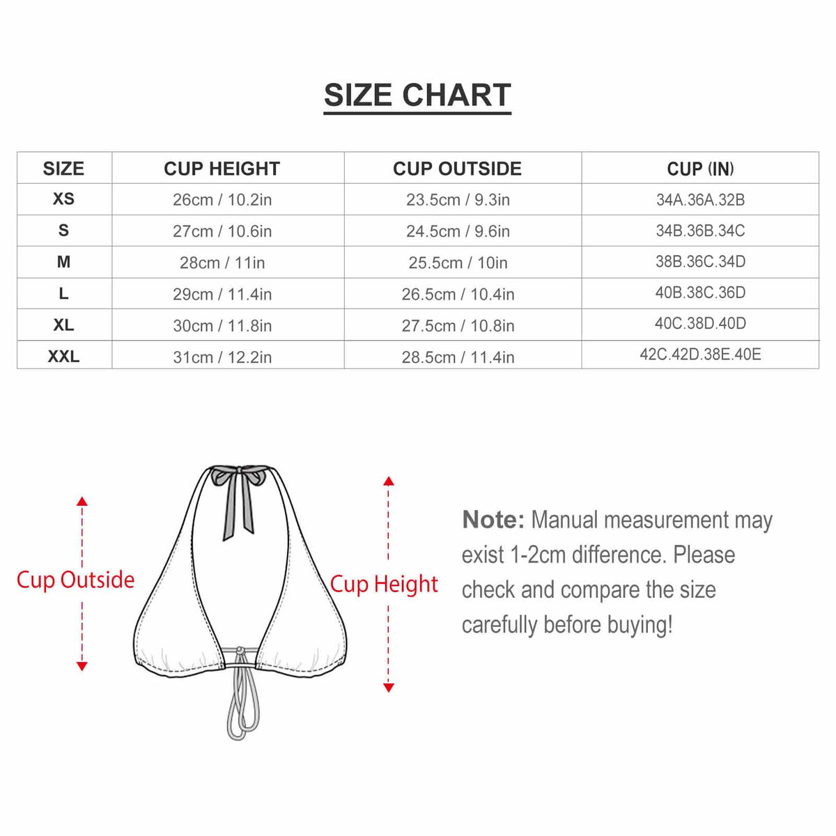 Baha Ranch Patriotic Stars Bikini Top