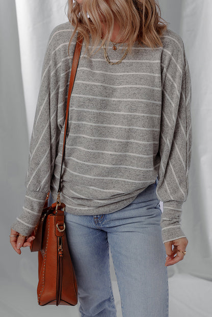 Threaded Pear Bella Stripe Dolman Sleeve Top
