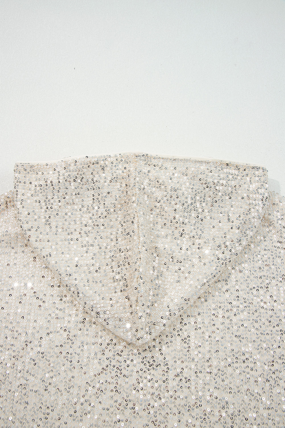 Threaded Pear Stella Stream Sequin Hooded Long Sleeve Top