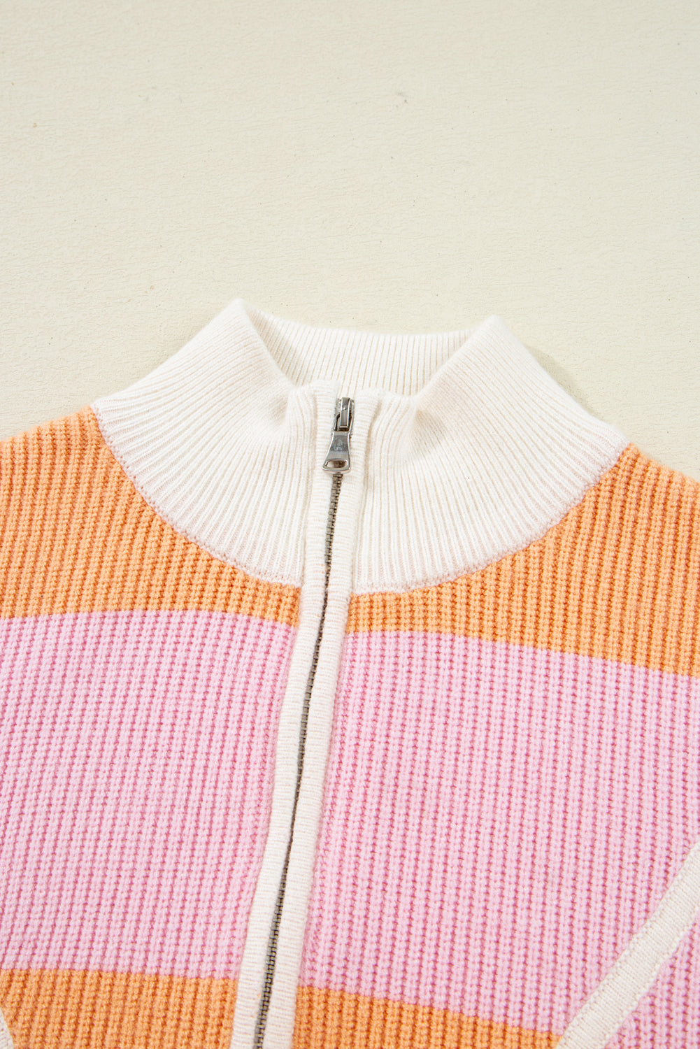 Threaded Pear Claire Half Zip Oversize Sweater