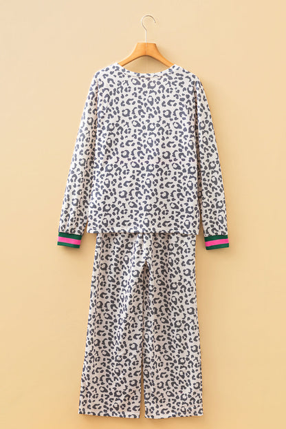 Threaded Pear Tagale Long Sleeve Lounge Set