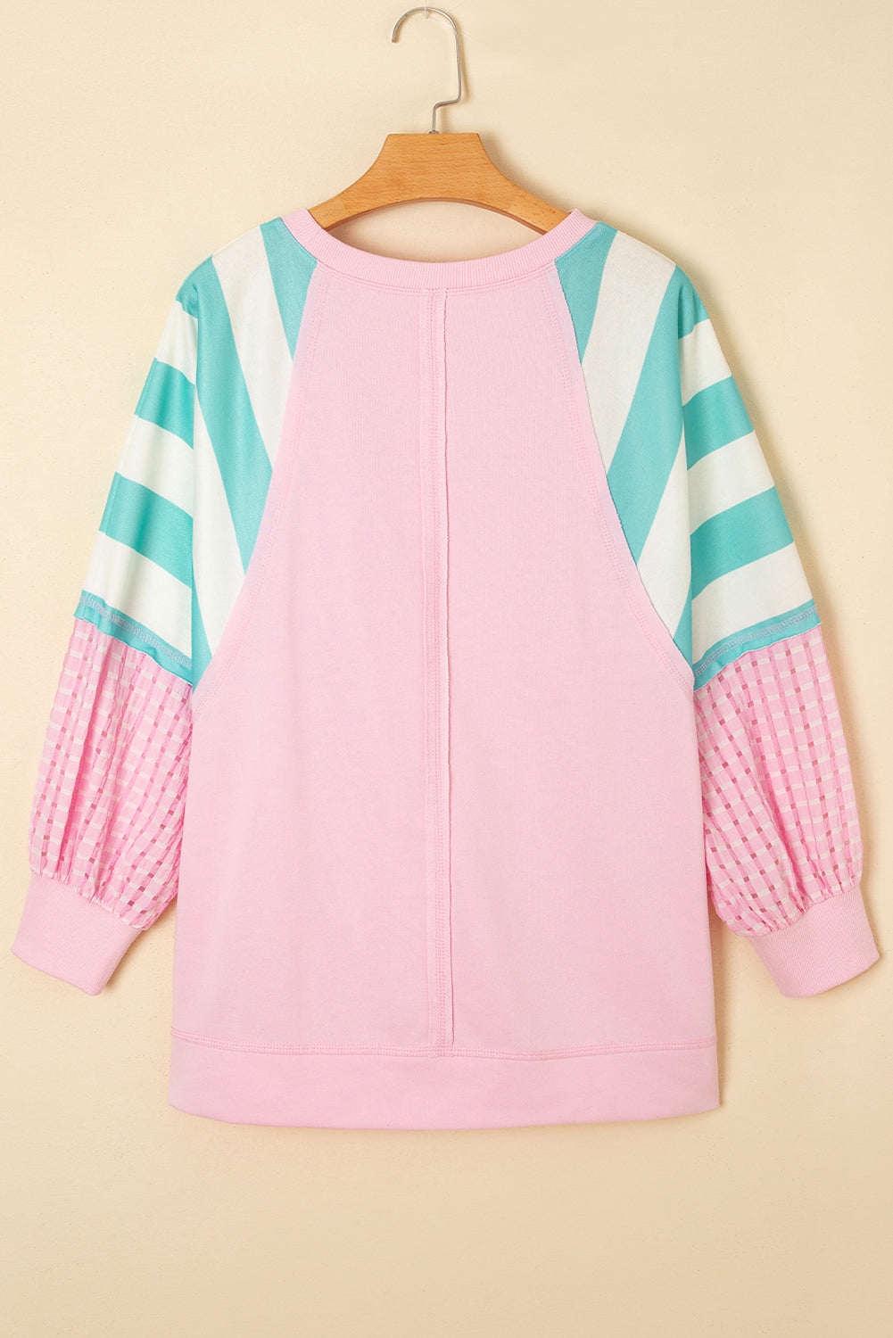 Threaded Pear Vanessa Patchwork Raglan Pullover Top