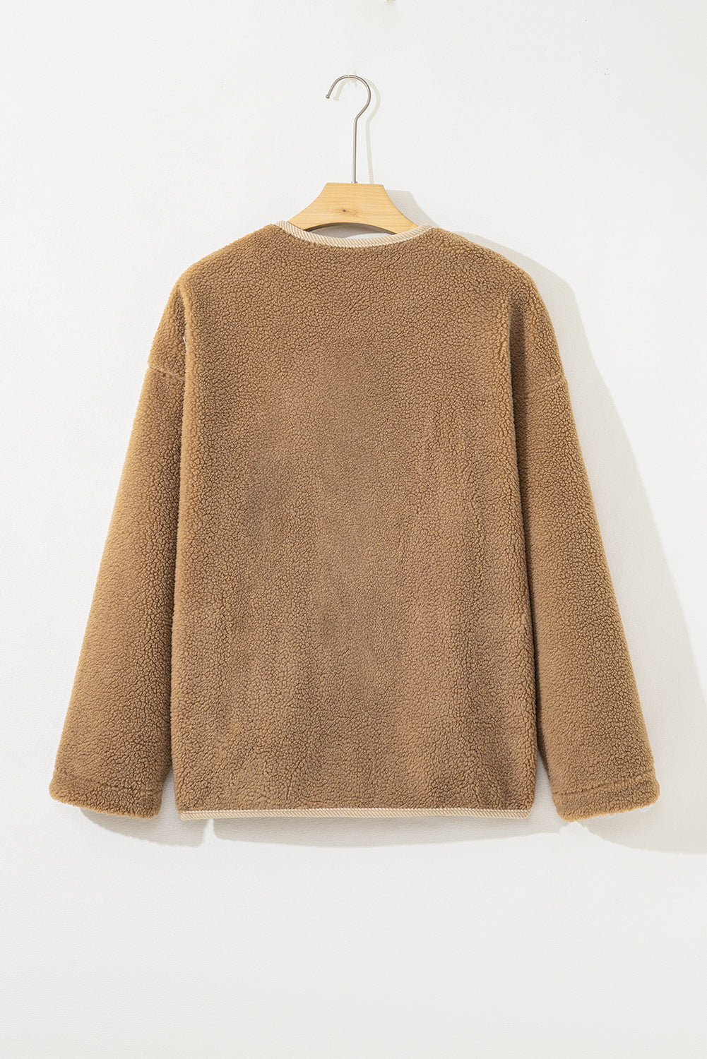 Threaded Pear Lilisha Corduroy Edge Patchwork Jacket