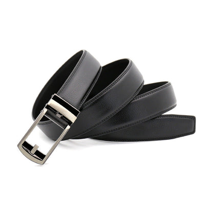 Men’s Luxury Genuine Cowhide Pant Belt | High-Sense Casual & Formal Executive Waistband | Trendy Minimalist Classic Leather Belt | Luxury-Label Statuesque Radiant Accessory | 2026 High-Fashion Emerald-Luxe Essential