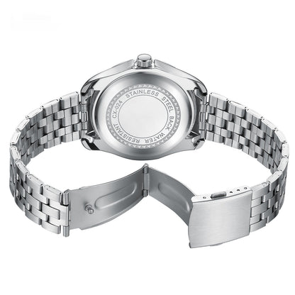 Men’s Luxury Business Watch with Luminous Hands | High-Sense Executive Wristwatch | Trendy Minimalist Quartz Business Watch | Waterproof Professional Men’s Timepiece | 2026 High-Fashion Stainless Steel Watch
