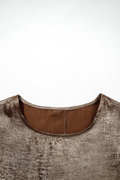 Threaded Pear Parker Ruffle Trim Sleeveless Top