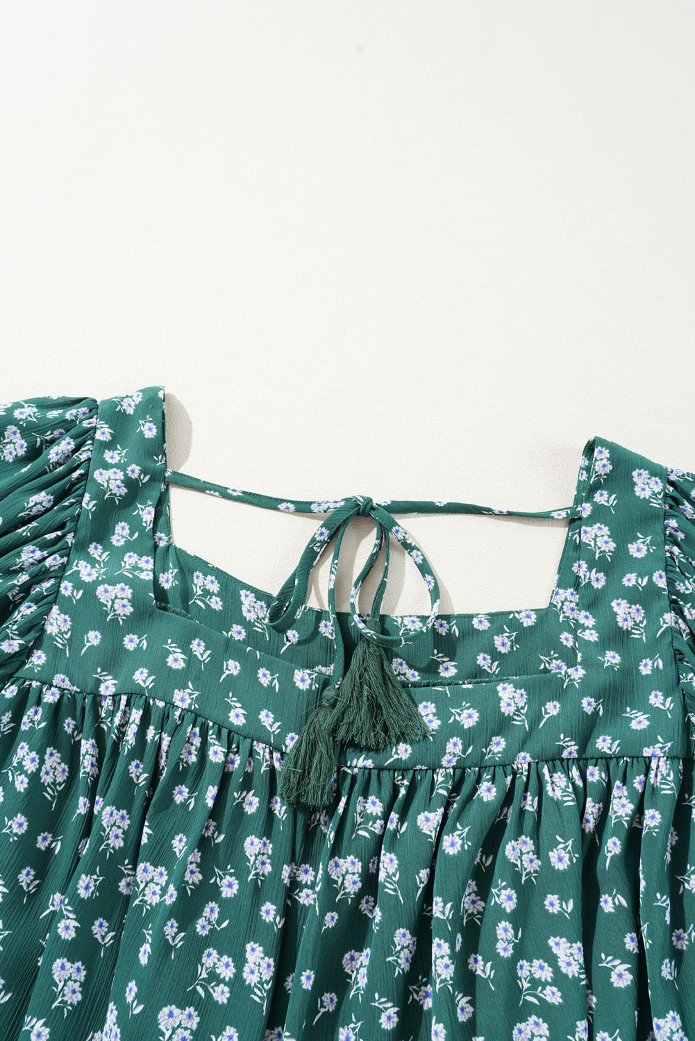 Threaded Pear Adelynn Square Ruffled Trim PLUS Blouse
