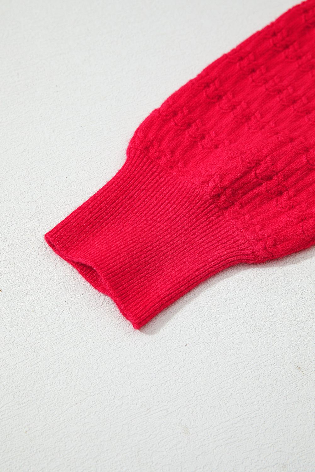 Threaded Pear Nellie Knit Ribbed Cuffs Sweater